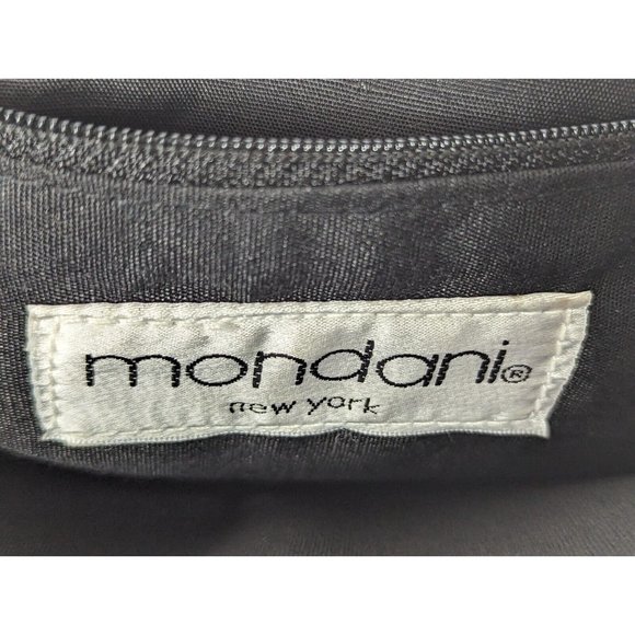 Vintage Mondani‎ New York Chic Shoulder Bag Black Medium Size Simulated Leather - Picture 4 of 7